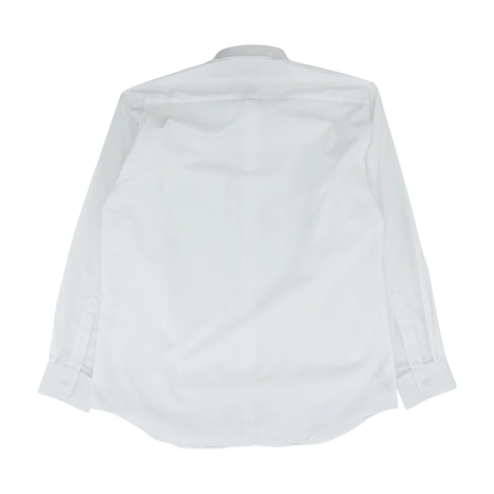 White Solid Long Sleeve Button Down - Image 2