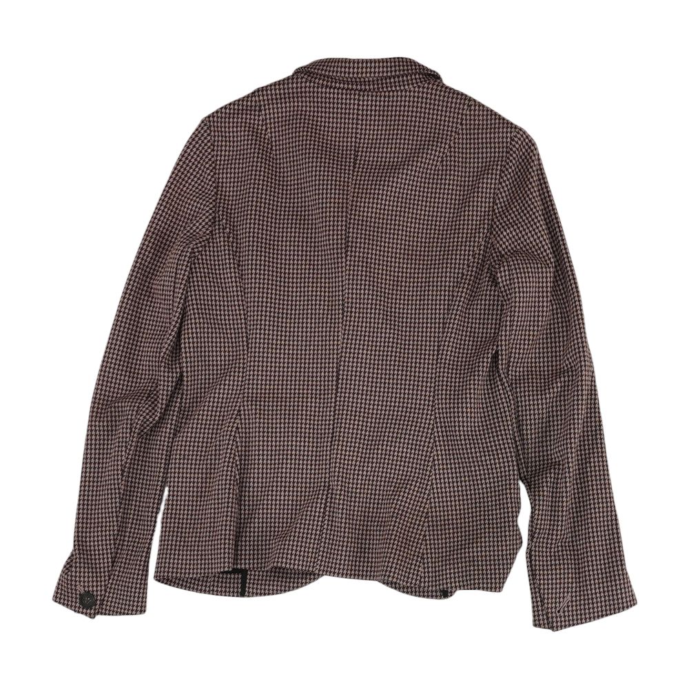 Maroon Herringbone Blazer - Image 2