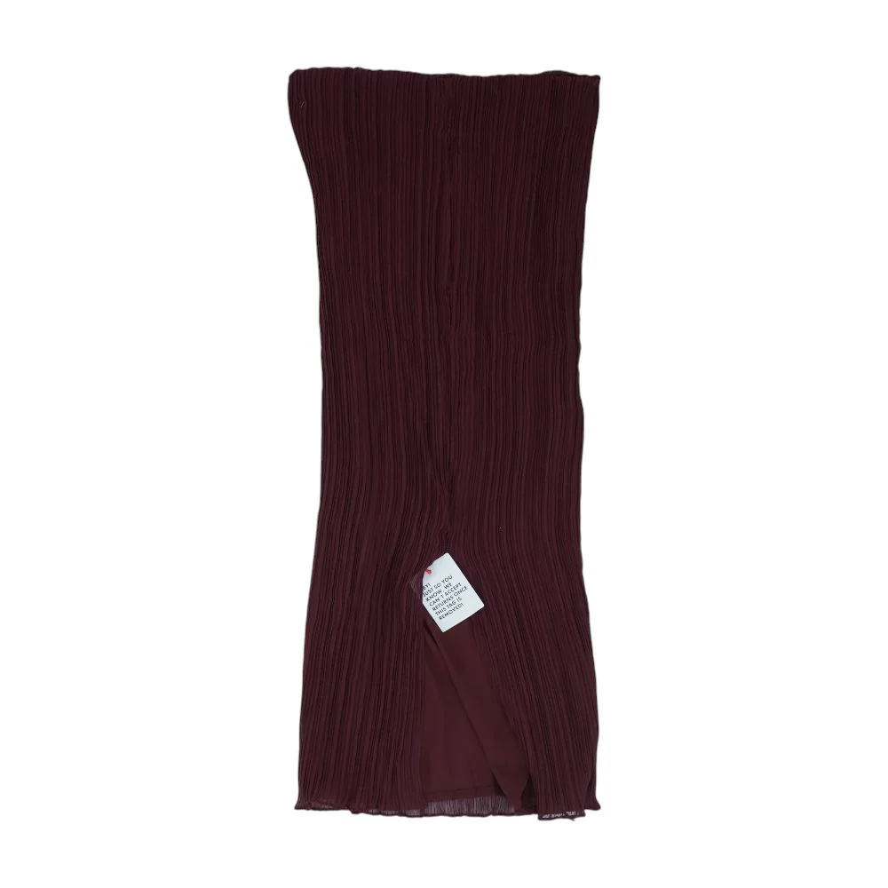 Maroon Midi Skirt - Image 2