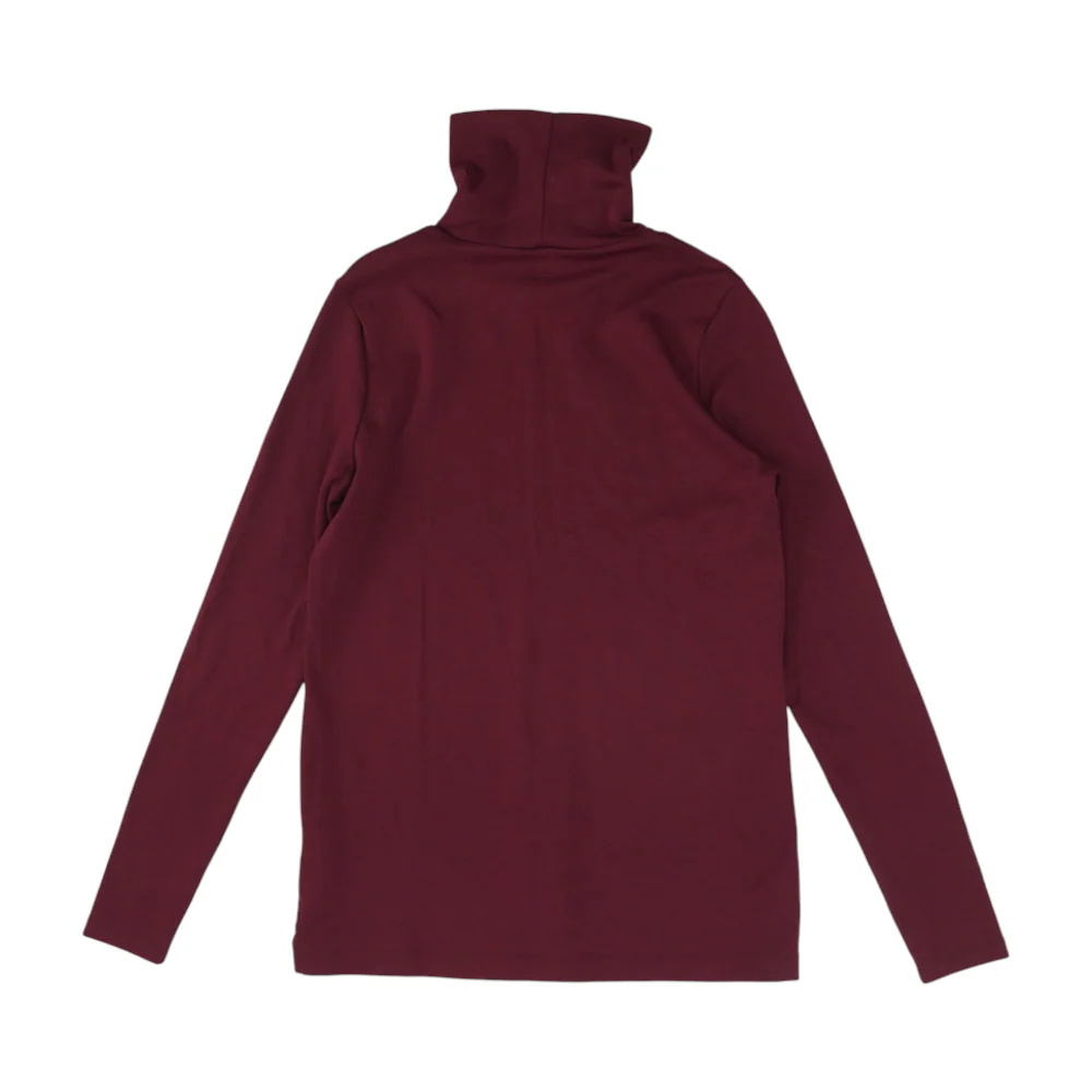 Maroon Tall Pullover Sweater - Image 2