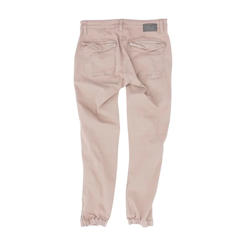 Mauve Solid Joggers Pants - Image 2