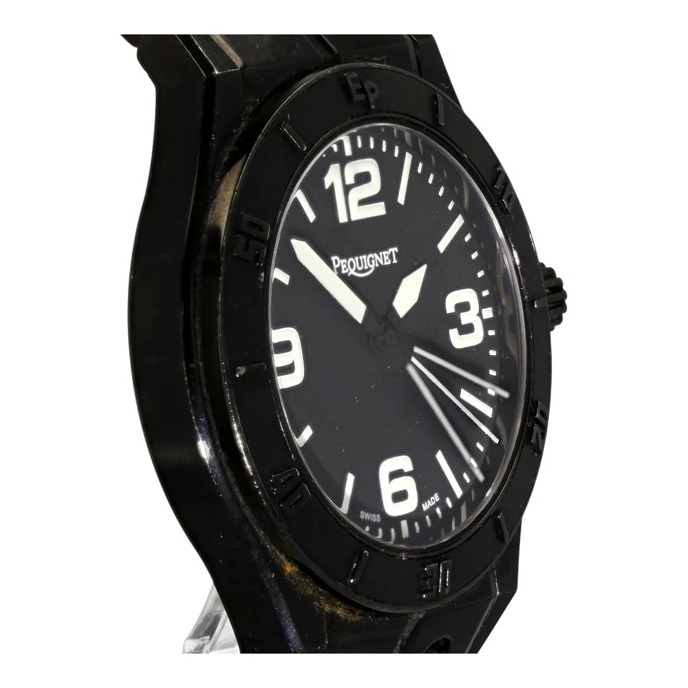 Men's Black Automatic Stainless Steel Watch - Image 3