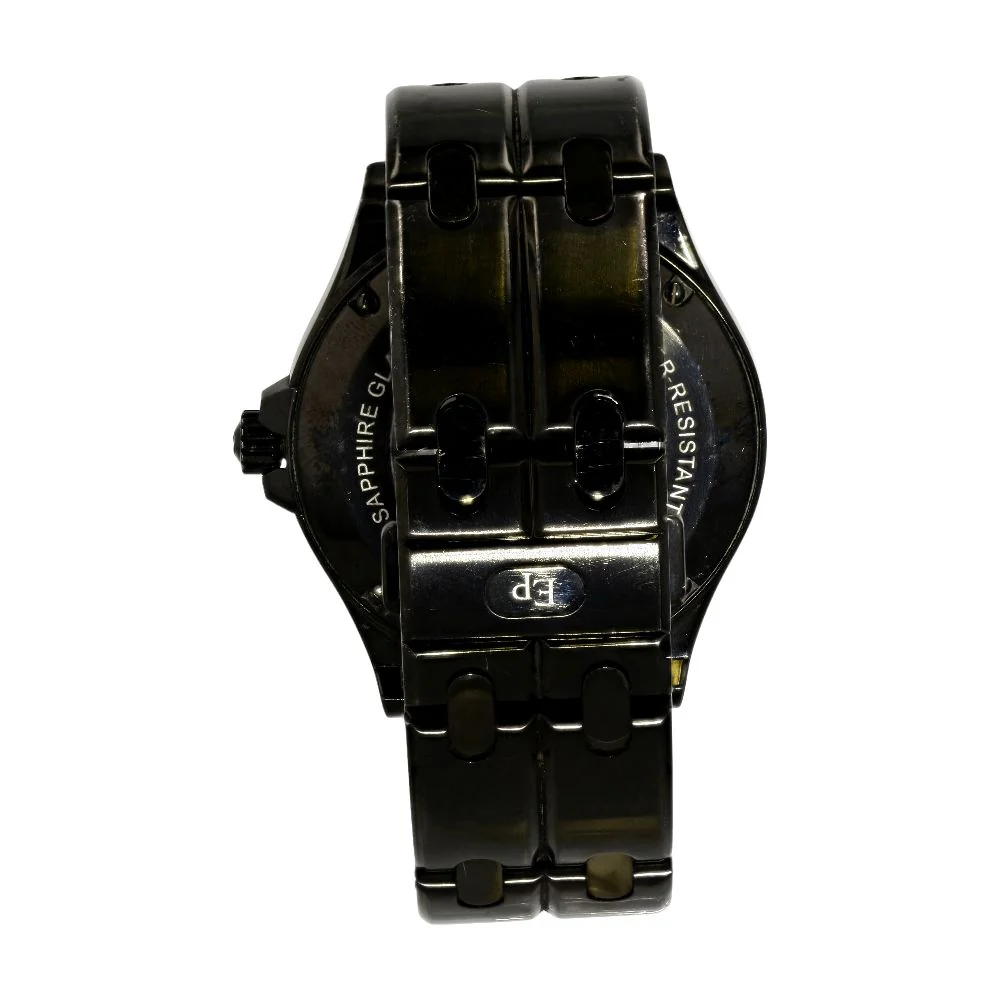 Men's Black Automatic Stainless Steel Watch - Image 4
