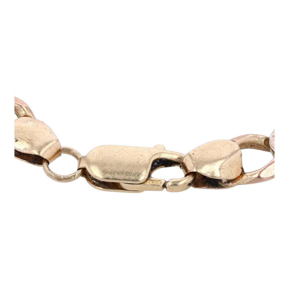Tri-Tone Gold Chain Bracelet - Image 2