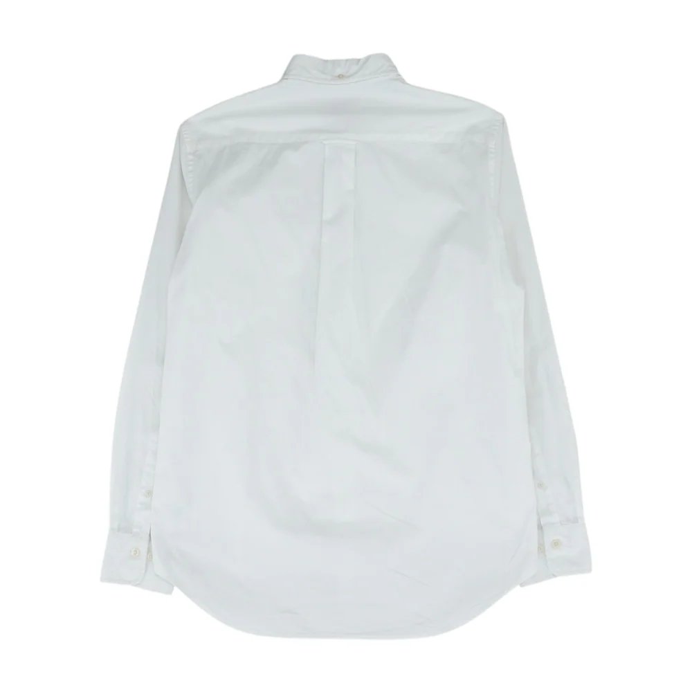 White Solid Long Sleeve Button Down - Image 2