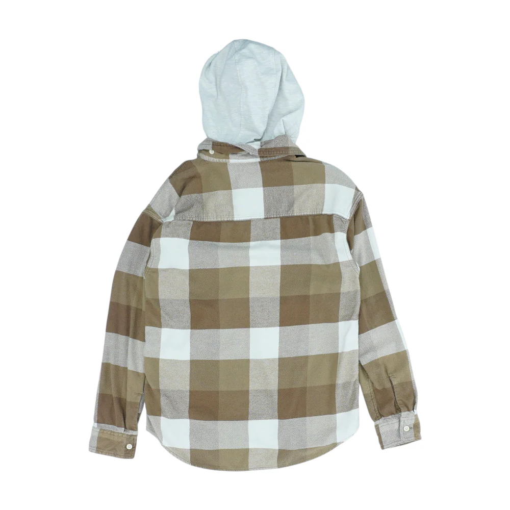 Brown Check Flannel Button Down - Image 2