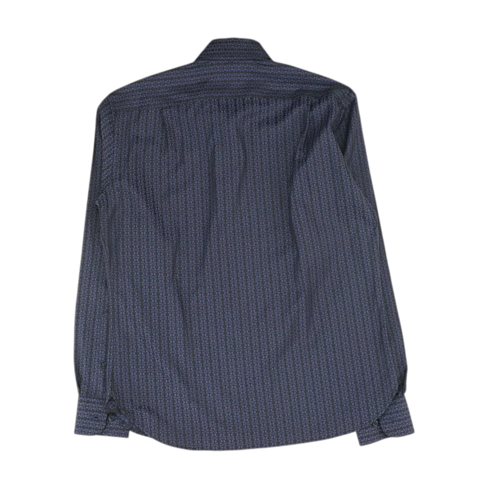 Black Print Long Sleeve Button Down - Image 2