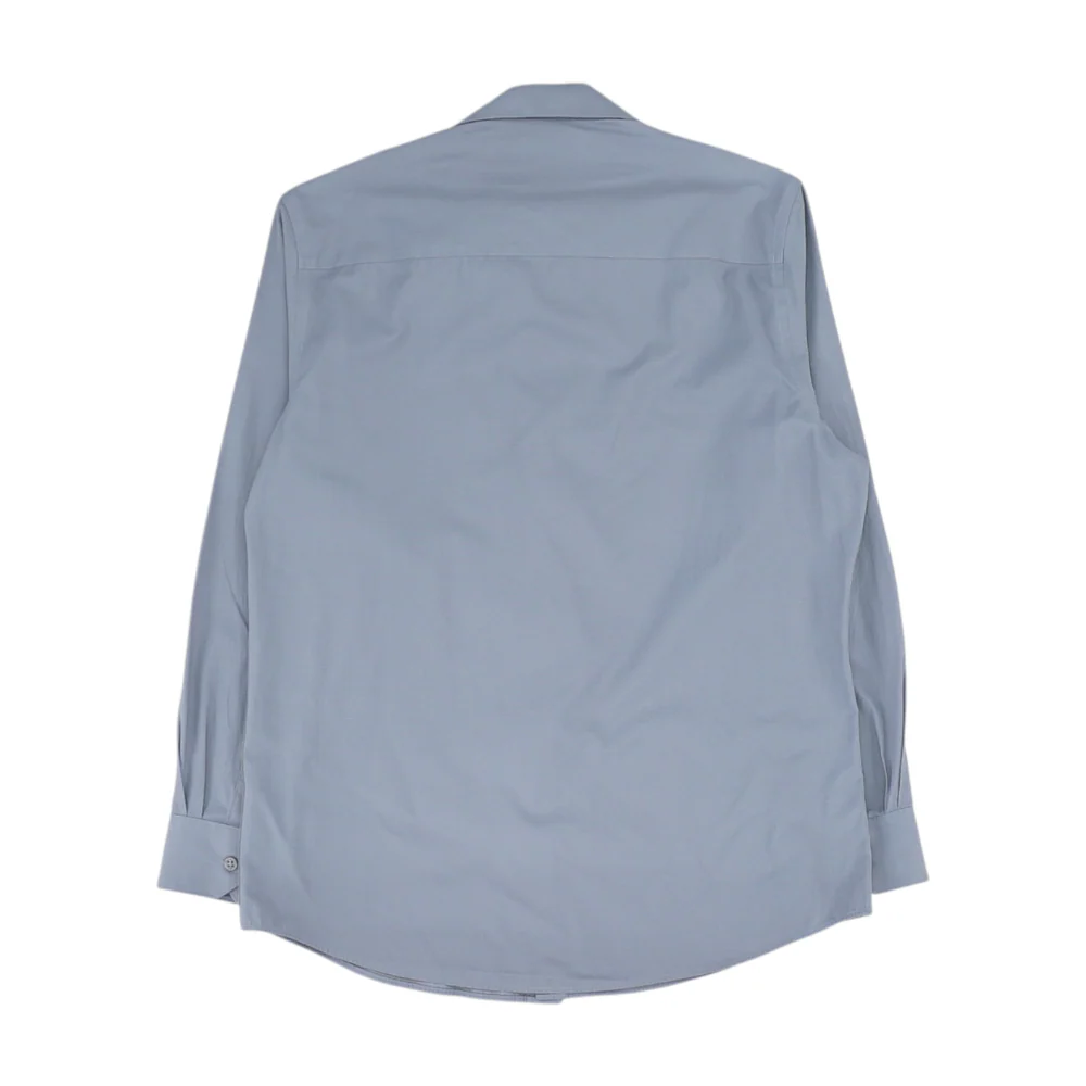 Gray Solid Long Sleeve Button Down - Image 2