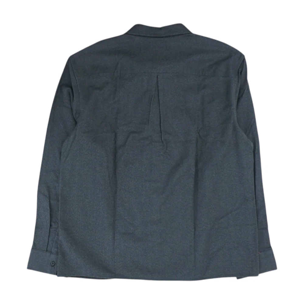 Charcoal Solid Flannel Button Down - Image 2