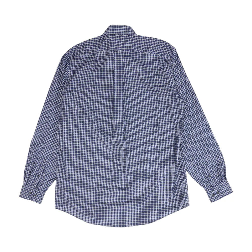Blue Check Long Sleeve Button Down - Image 2