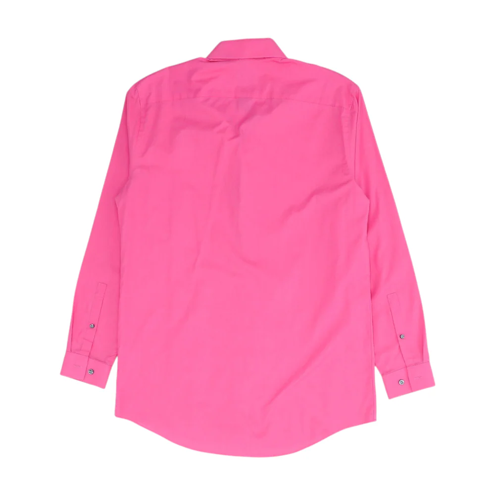 Pink Solid Long Sleeve Button Down - Image 2