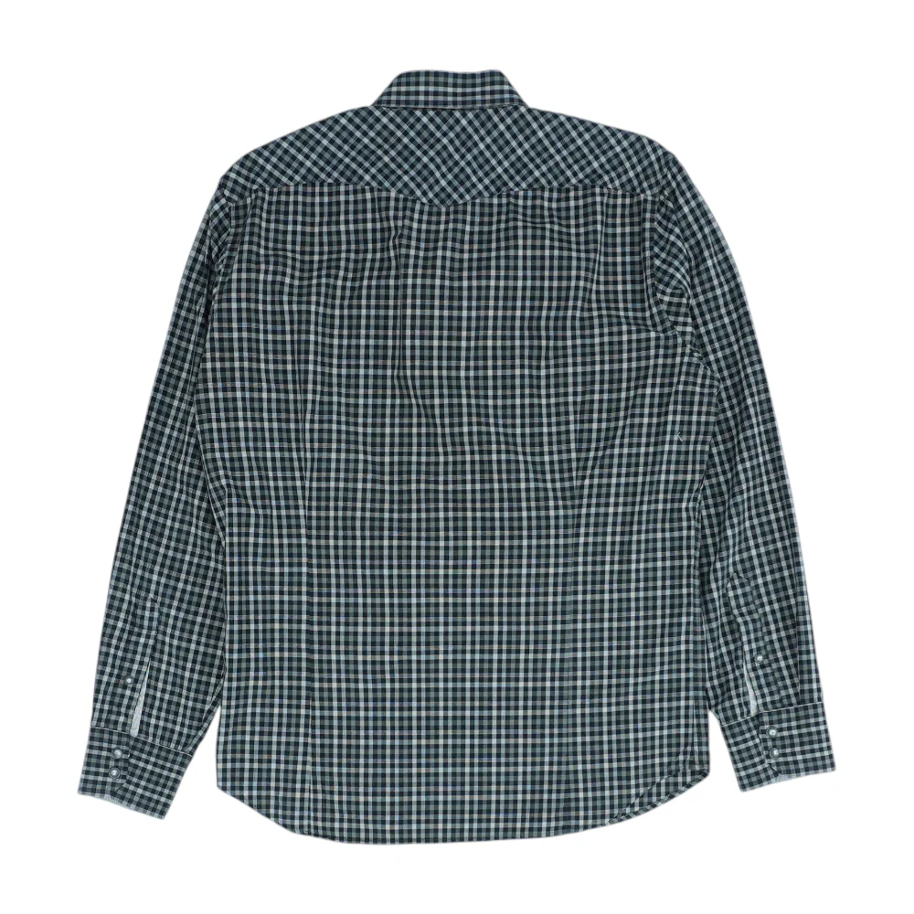 Black Check Long Sleeve Button Down - Image 2