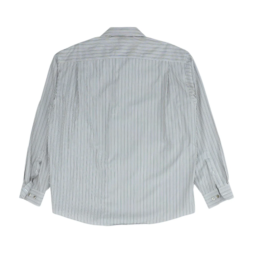 Brown Striped Long Sleeve Button Down - Image 2