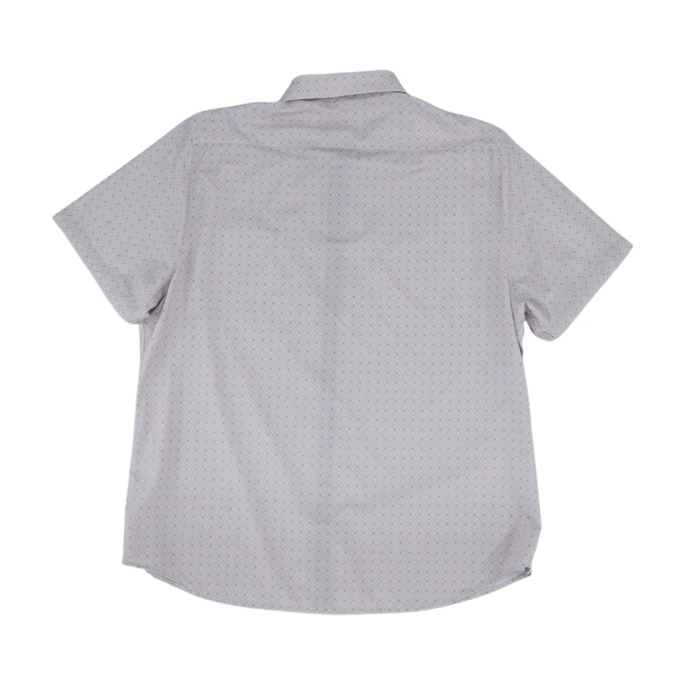 Pink Geometric Short Sleeve Button Down - Image 2