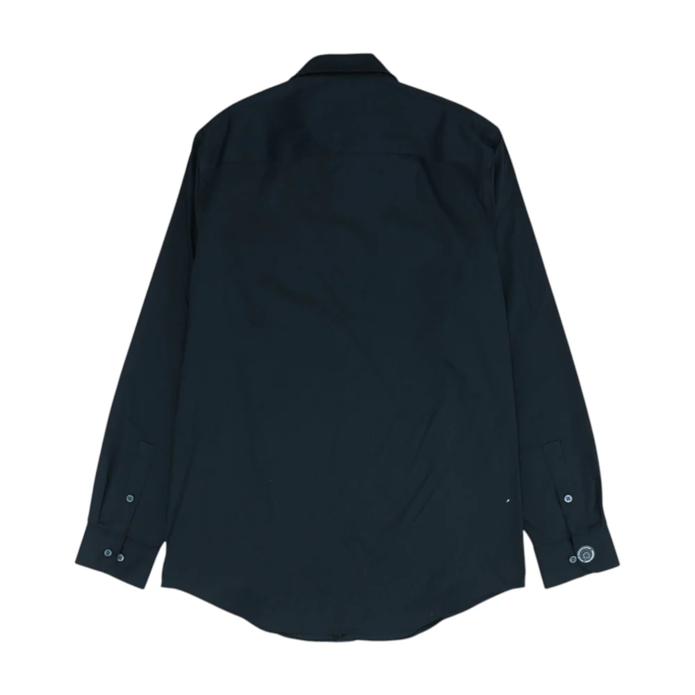 Black Solid Long Sleeve Button Down - Image 2
