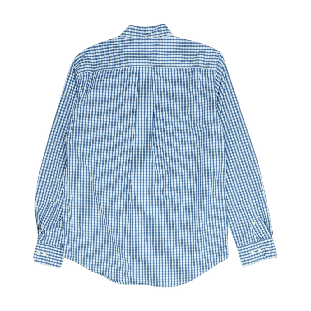 Blue Check Long Sleeve Button Down - Image 2