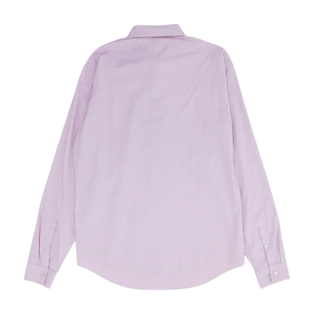 Pink Solid Long Sleeve Button Down - Image 2