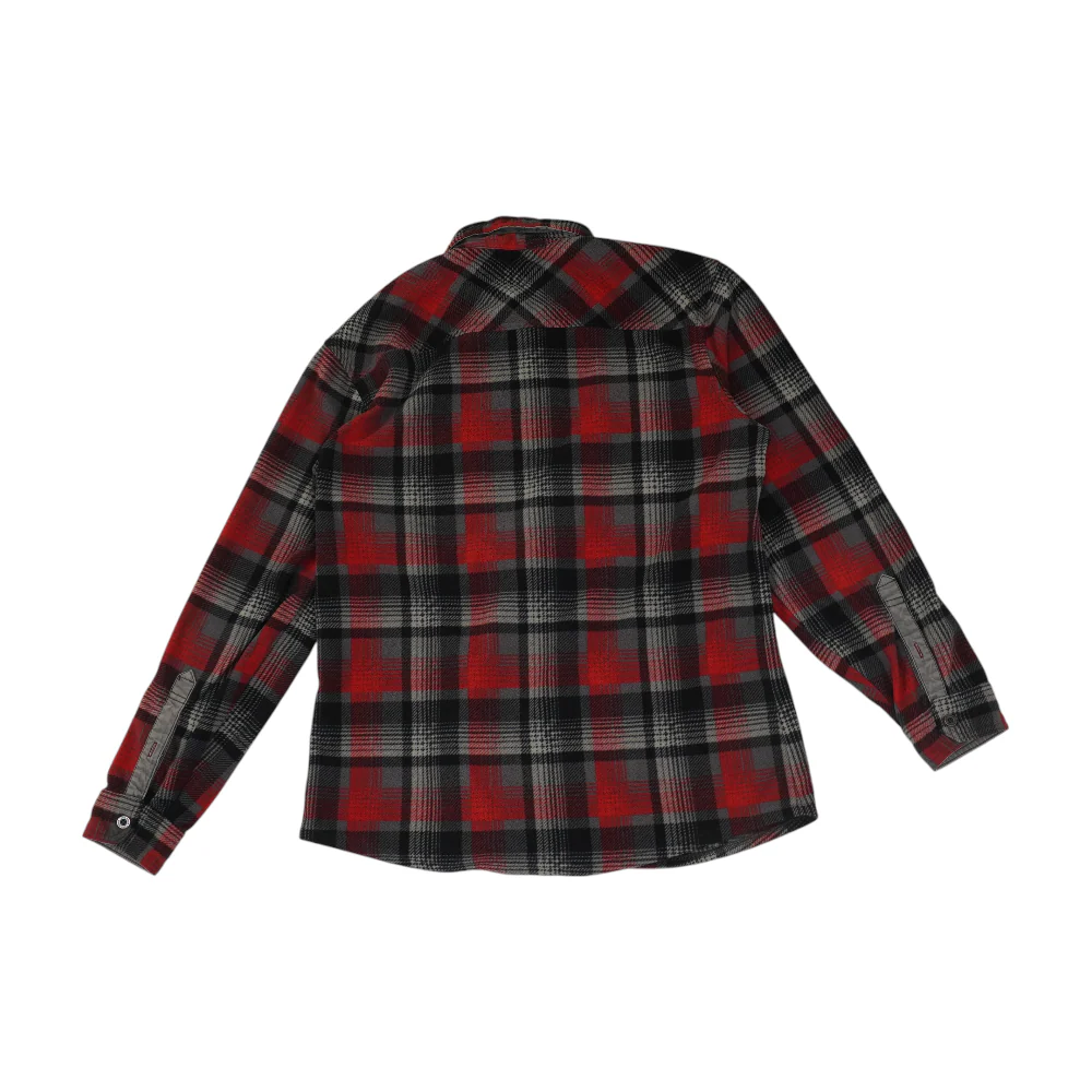 Red Plaid Flannel Button Down - Image 2