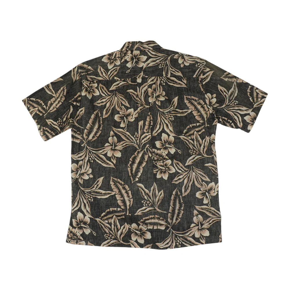 Gray Tropical Short Sleeve Button Down - Image 2