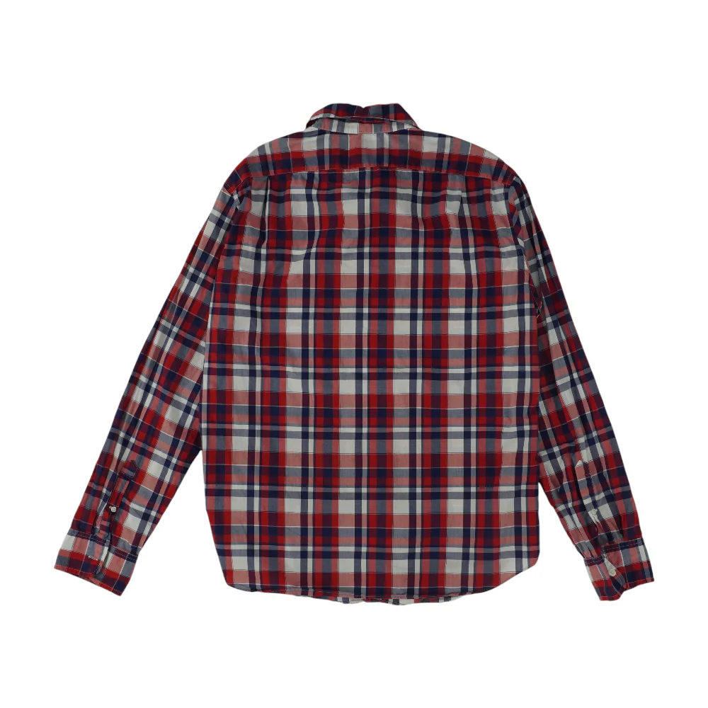 Red Check Long Sleeve Button Down - Image 2