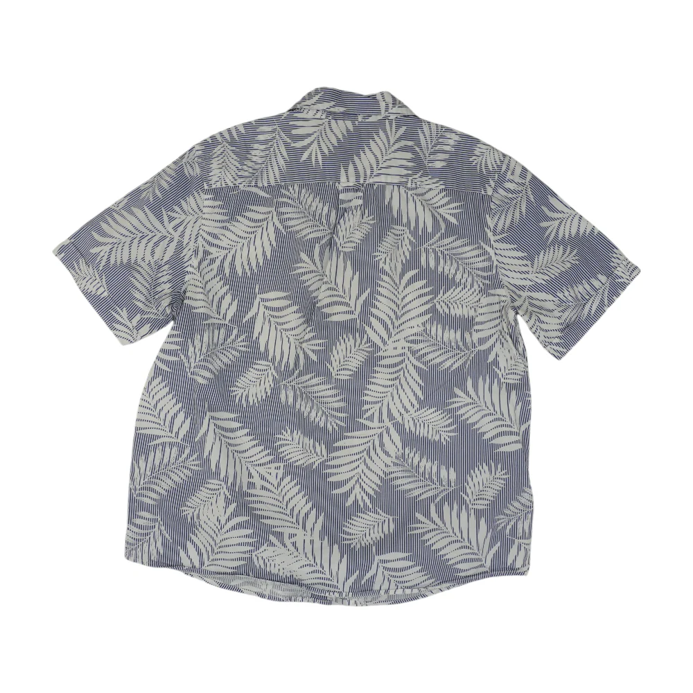 Blue Striped Short Sleeve Button Down - Image 2
