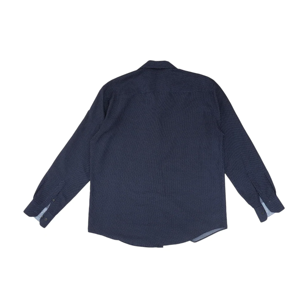 Navy Solid Long Sleeve Button Down - Image 2