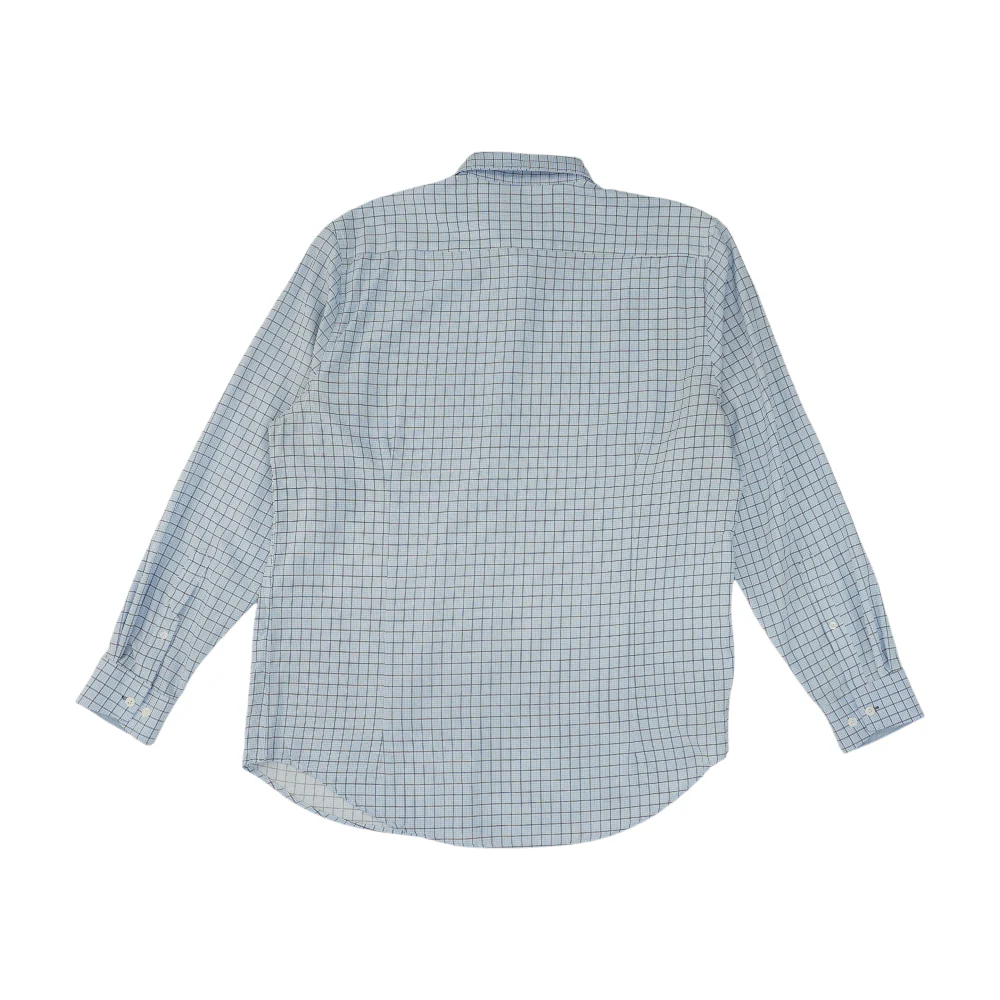 Blue Plaid Long Sleeve Button Down - Image 2