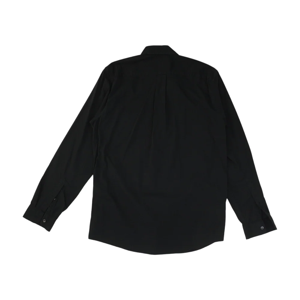 Black Solid Long Sleeve Button Down - Image 2