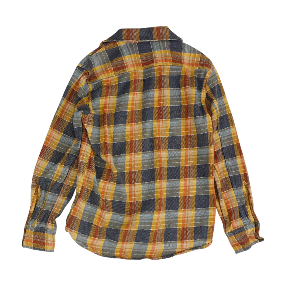 Yellow Plaid Flannel Button Down - Image 2