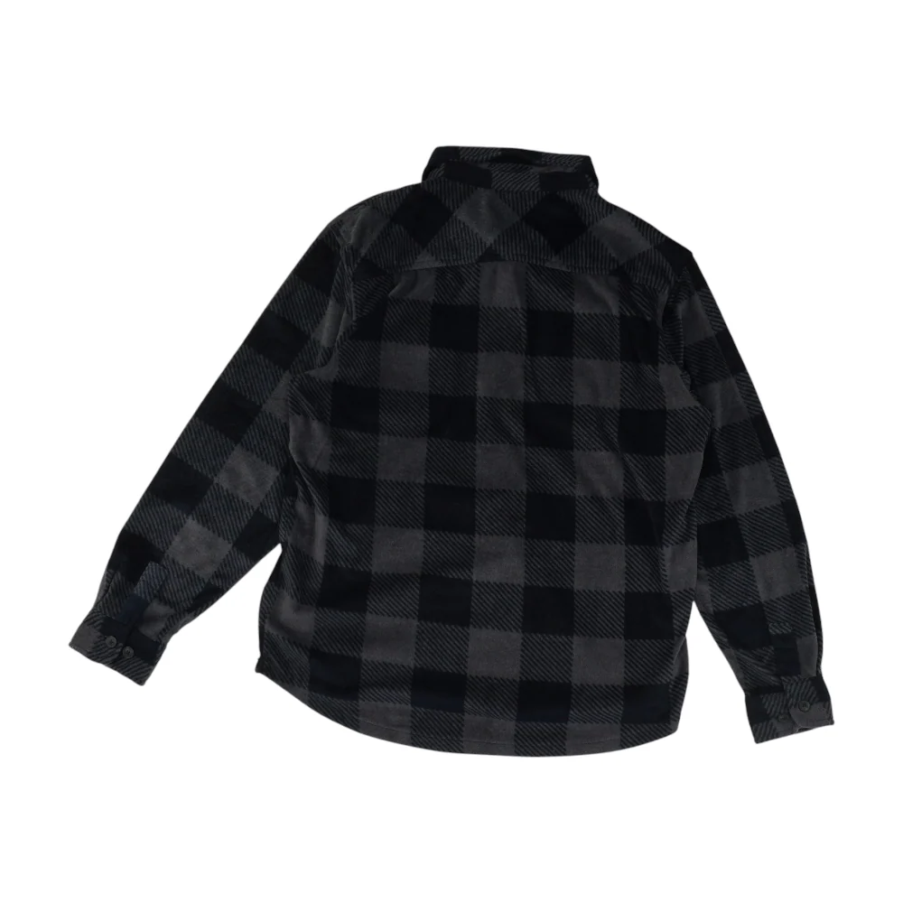 Gray Plaid Flannel Button Down - Image 2