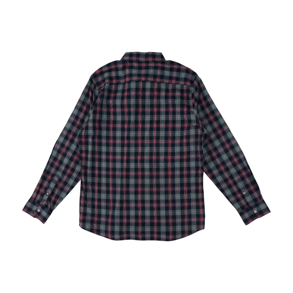 Gray Check Long Sleeve Button Down - Image 2