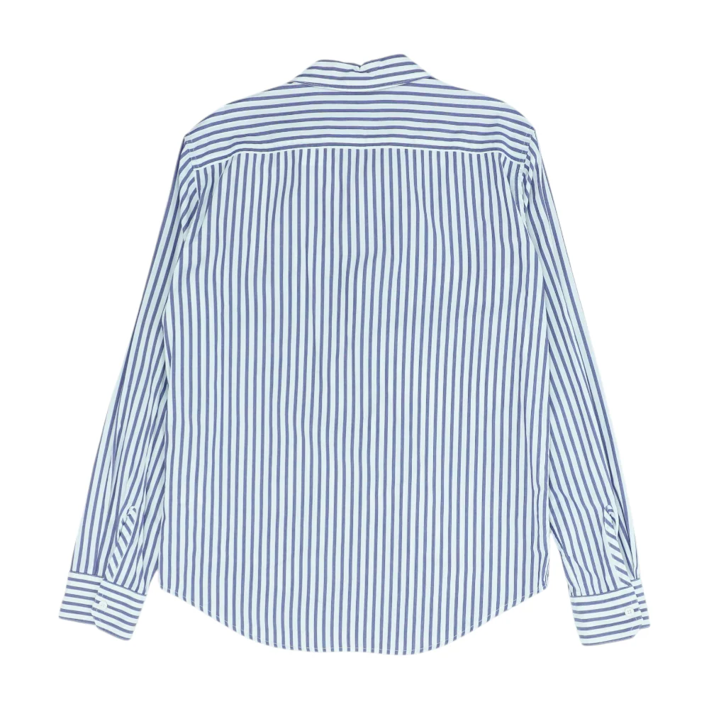White Striped Long Sleeve Button Down - Image 2