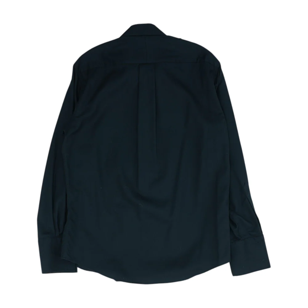 Black Solid Long Sleeve Button Down - Image 2