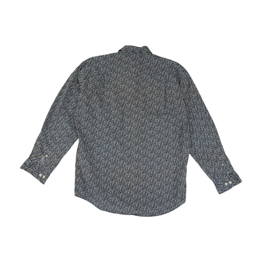 Green Graphic Long Sleeve Button Down - Image 2