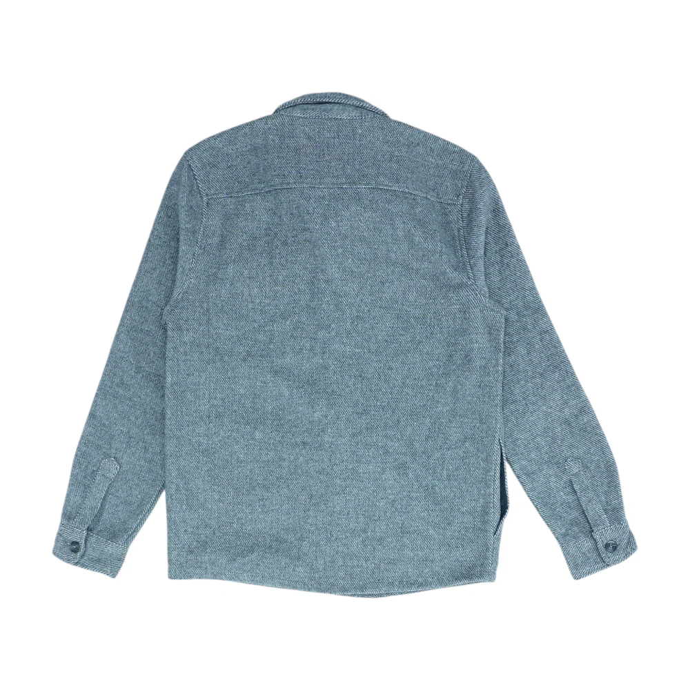 Gray Solid Flannel Button Down - Image 2
