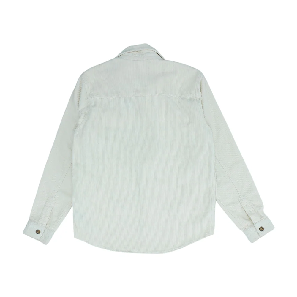 Ivory Solid Flannel Button Down - Image 2