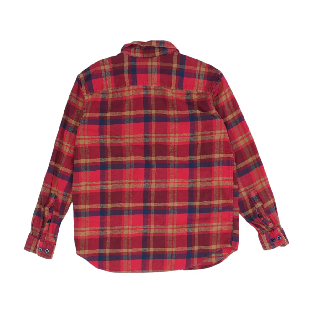 Red Plaid Flannel Button Down - Image 2