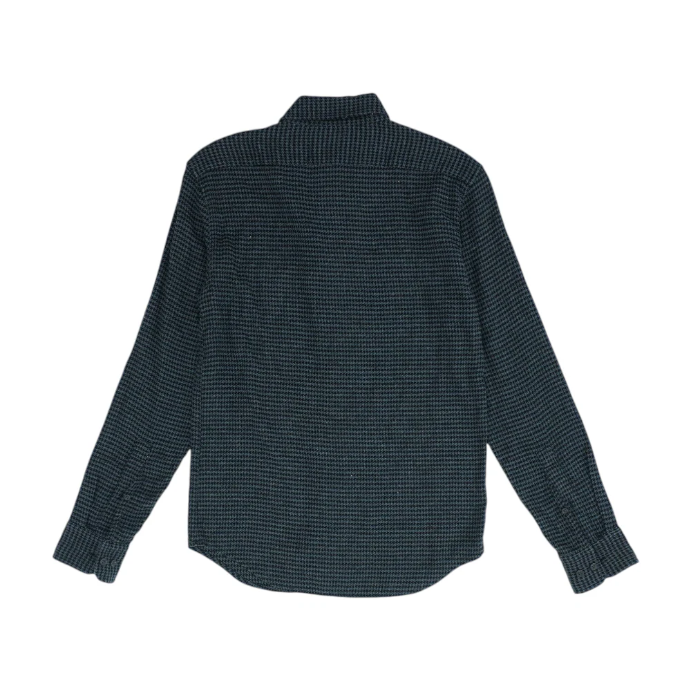Gray Houndstooth Flannel Button Down - Image 2
