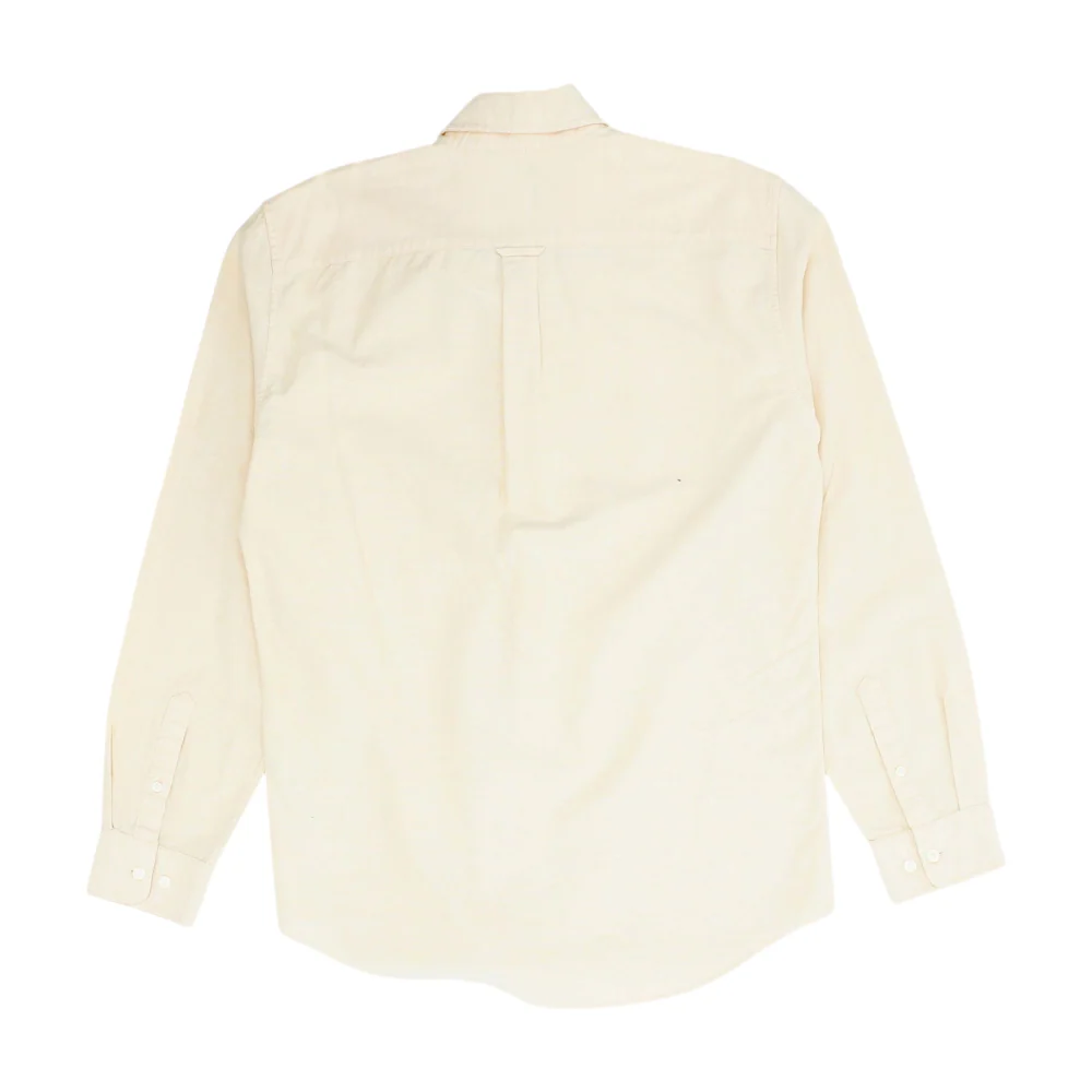 Peach Solid Long Sleeve Button Down - Image 2