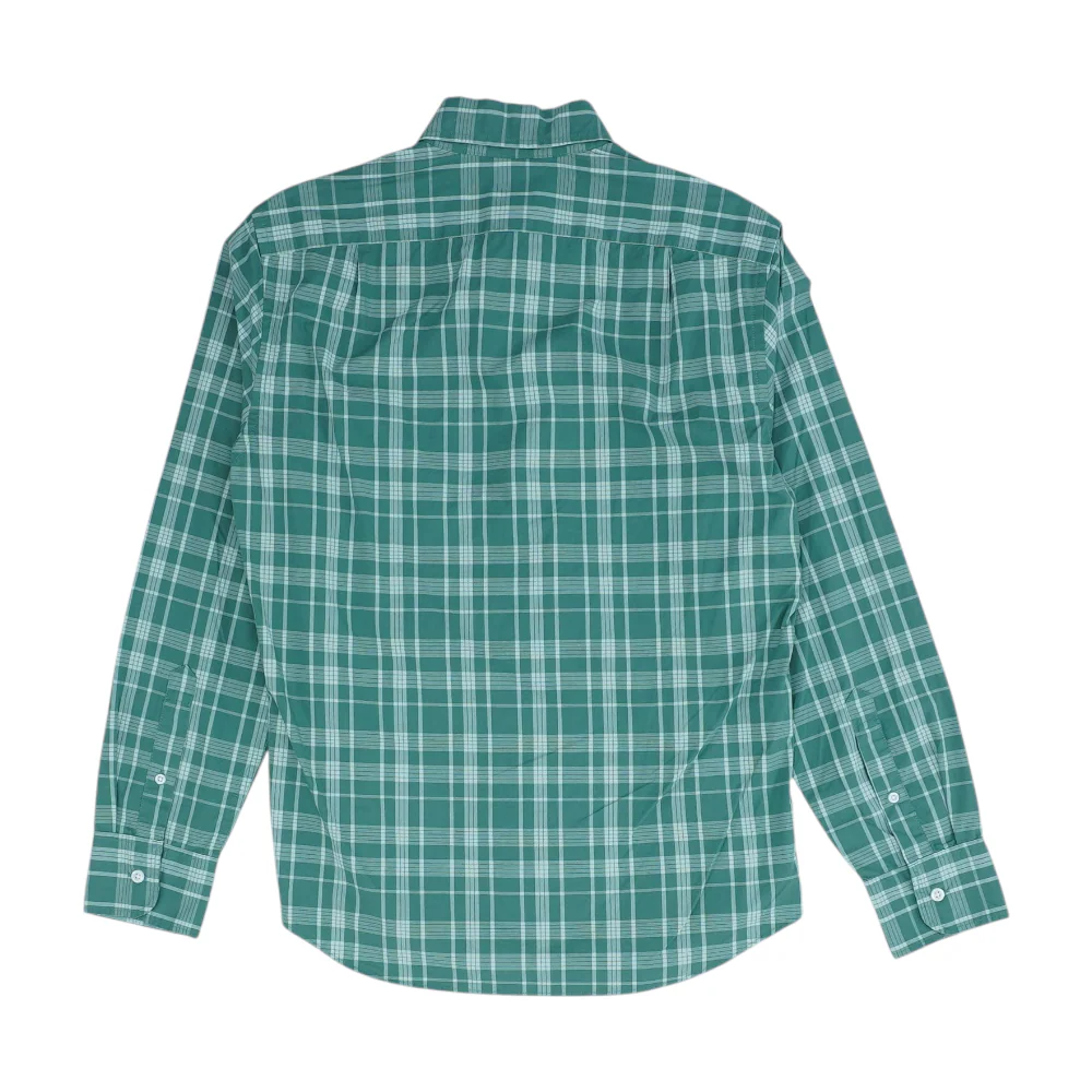 Green Plaid Long Sleeve Button Down - Image 2
