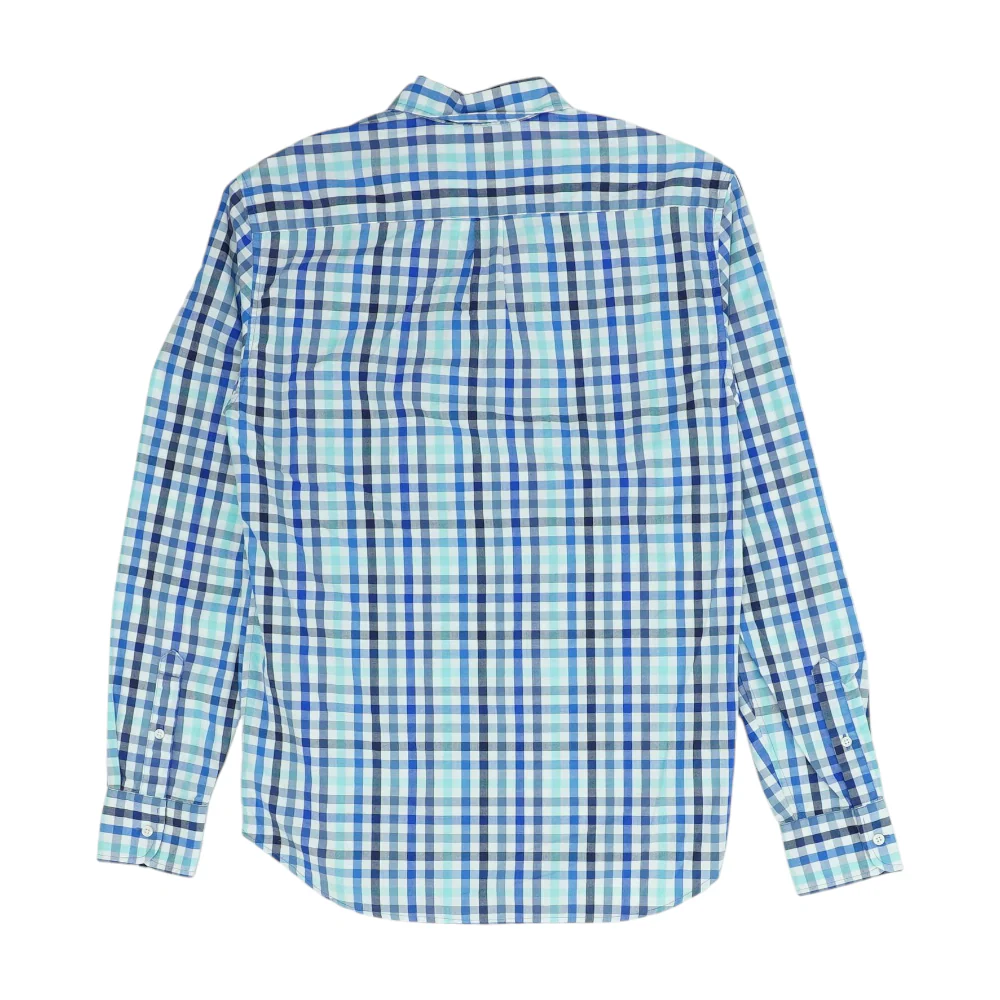 Blue Check Long Sleeve Button Down - Image 2
