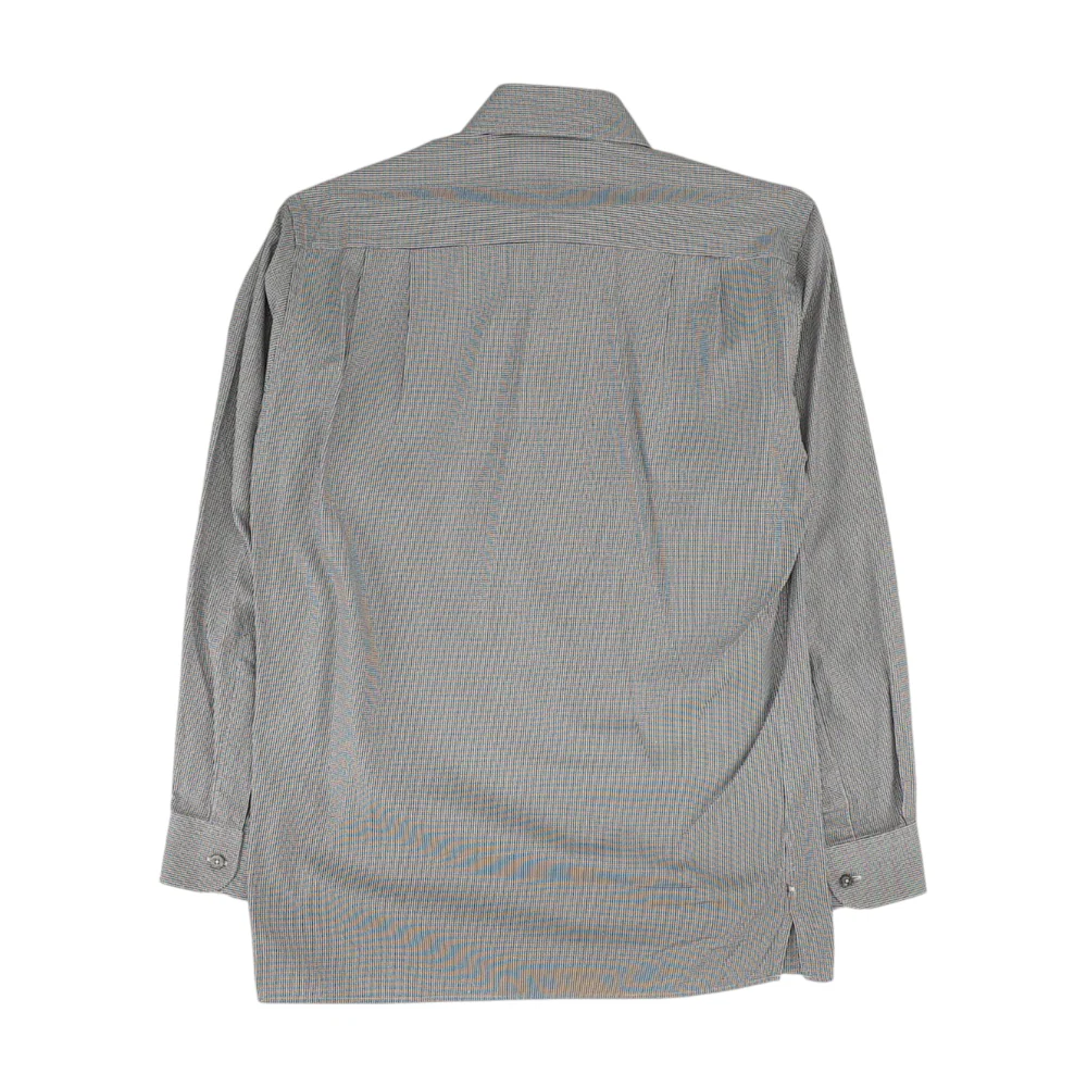 White Houndstooth Long Sleeve Button Down - Image 2