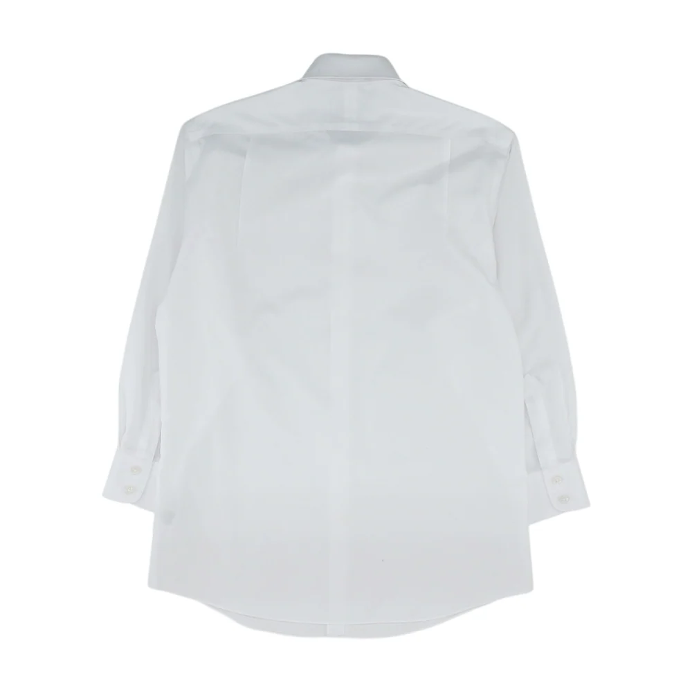 White Solid Long Sleeve Button Down - Image 2
