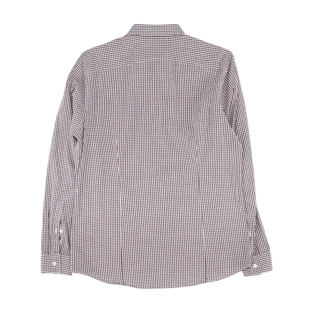 Maroon Check Long Sleeve Button Down - Image 2