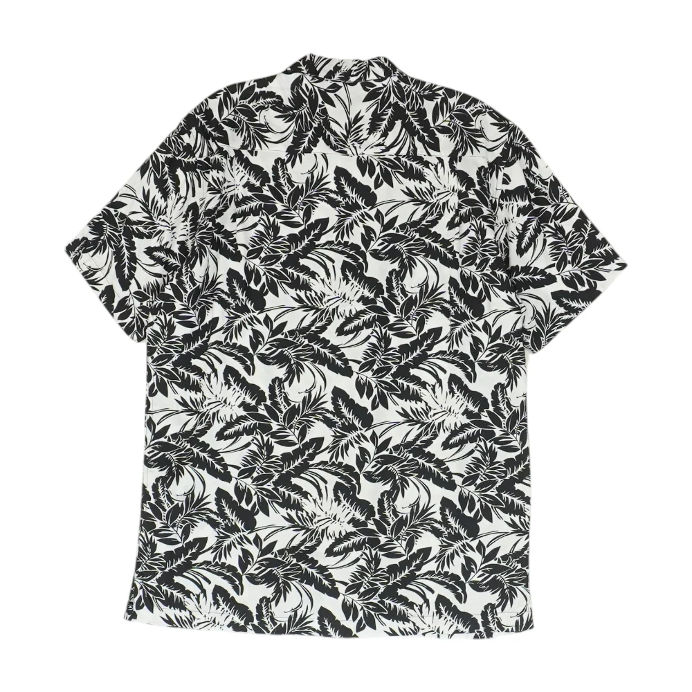 White Floral Short Sleeve Button Down - Image 2