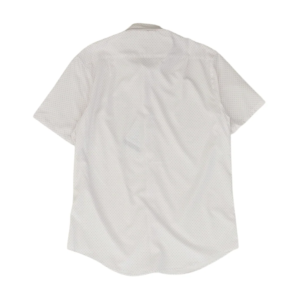 White Print Short Sleeve Button Down - Image 2
