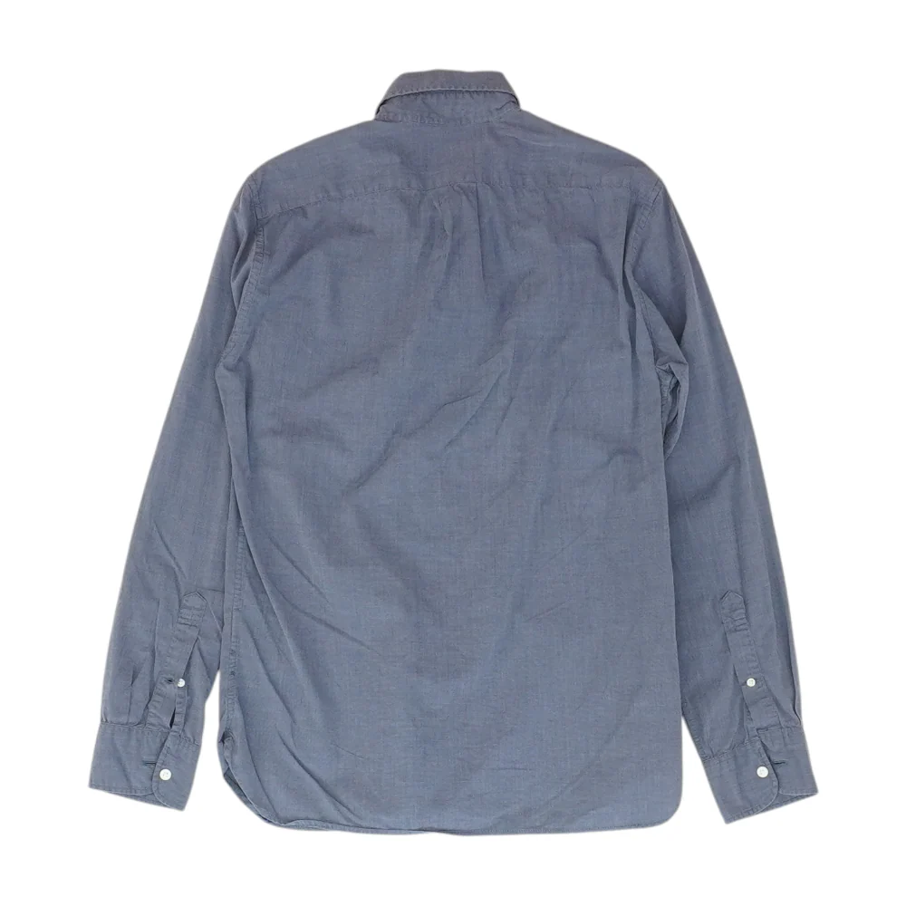 Navy Solid Long Sleeve Button Down - Image 2
