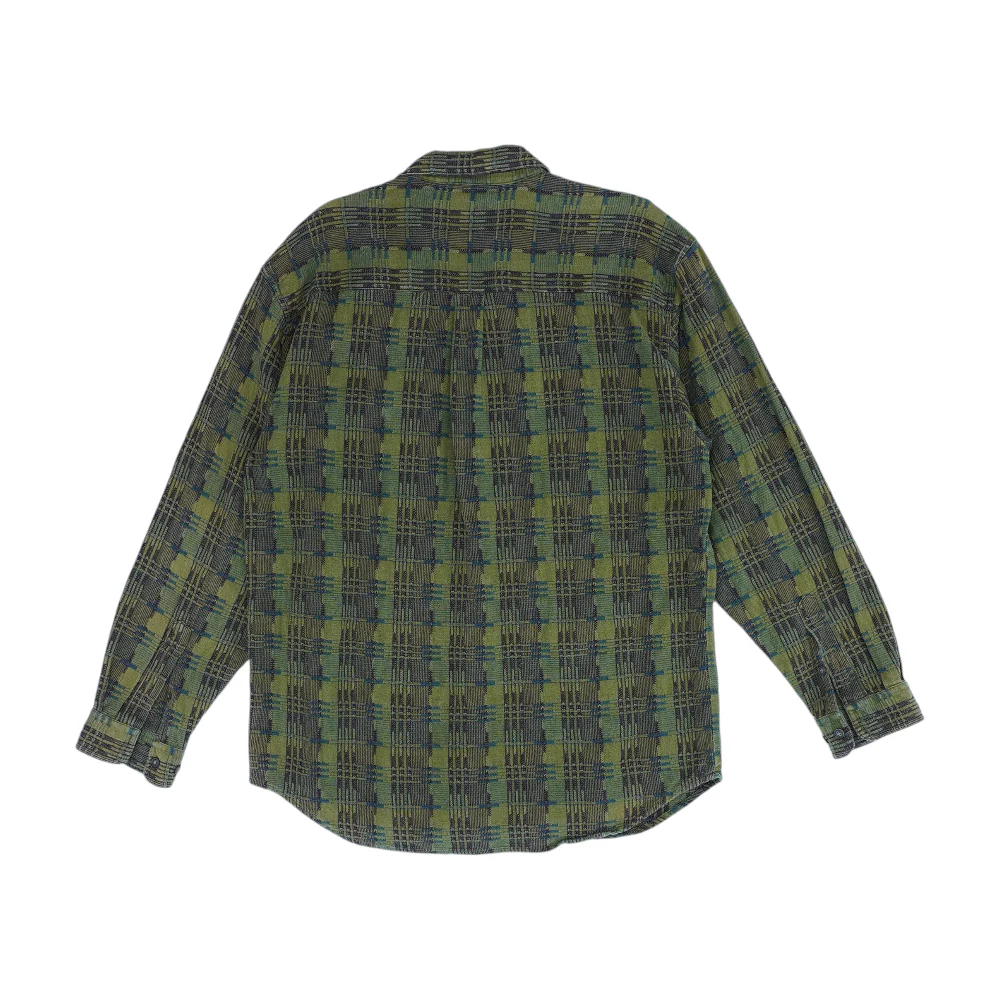 Green Check Long Sleeve Button Down - Image 2