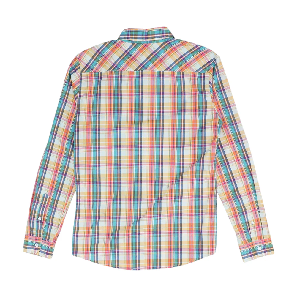 Multi Plaid Long Sleeve Button Down - Image 2