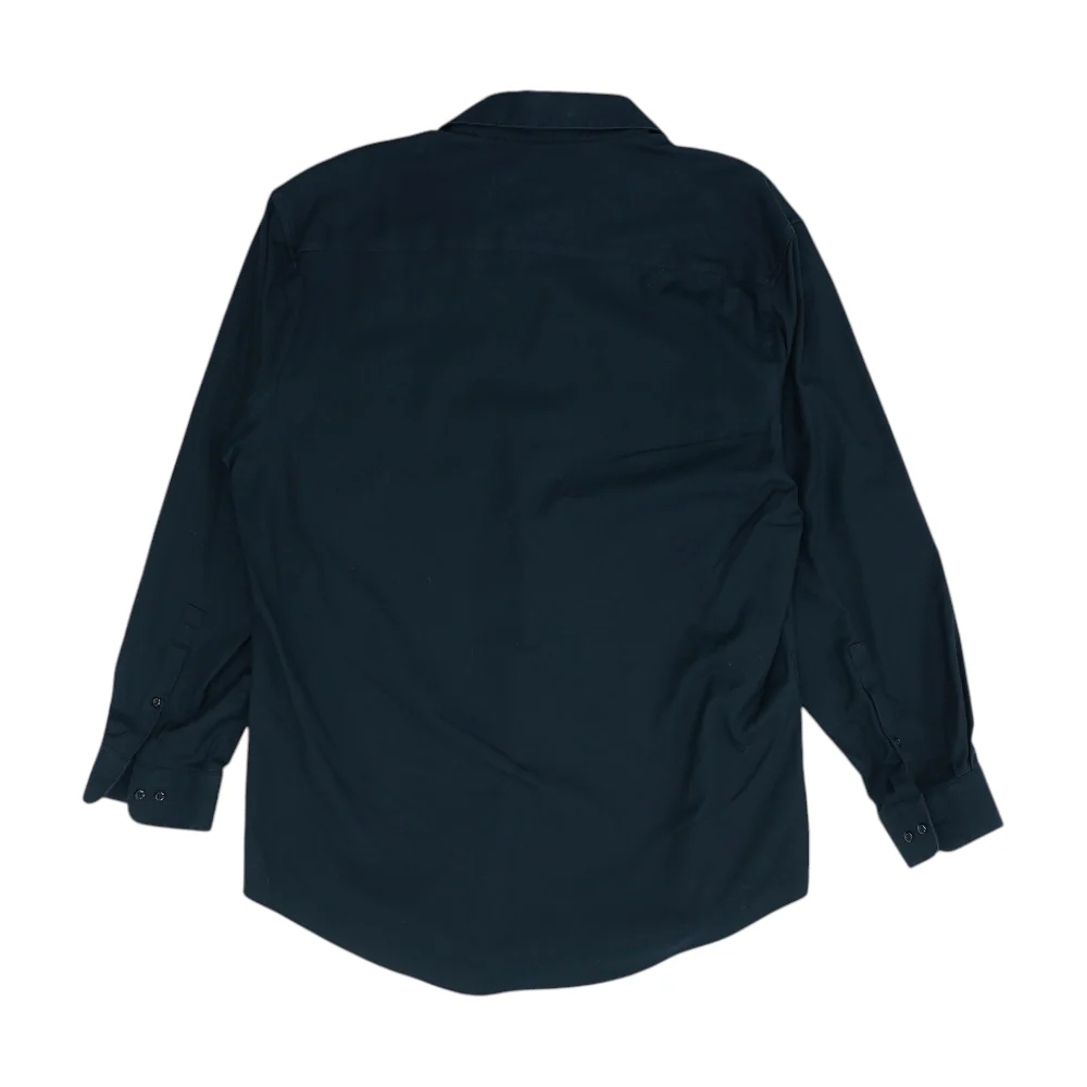 Black Solid Long Sleeve Button Down - Image 2